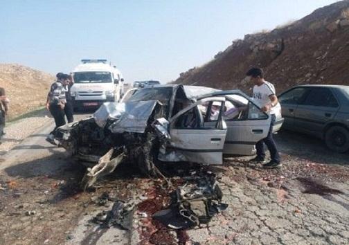 تصادف در کمربندی یاسوج به اصفهان سه کشته بر جا گذاشت