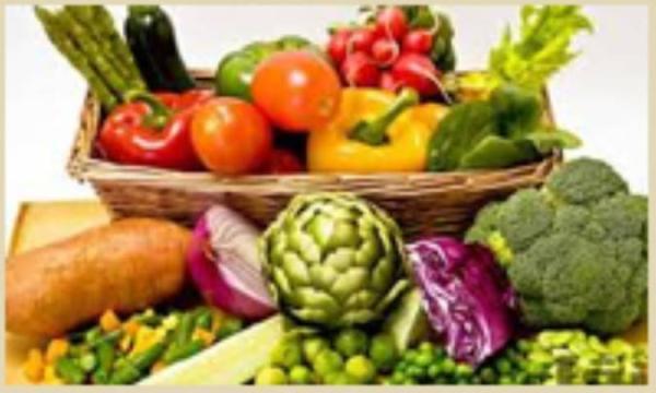 میوه و سبزیجات غنی از کلسیم