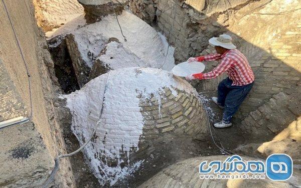 بازسازی سقف حمام تاریخی حاج داداش واقع در بازار تاریخی زنجان