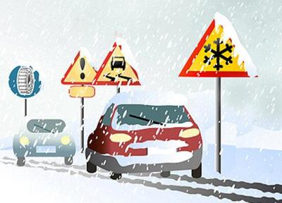 اینفوگرافیک ، هنگام سر خوردن خودرو روی برف چه کنیم ؟ ، در مسیرهای برفی و یخی با این دنده برانید