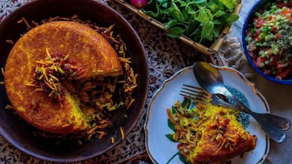 طرز تهیه ته چین هویج پلو